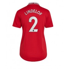 Manchester United Victor Lindelof #2 Hemmatröja Dam 2022-23 Korta ärmar